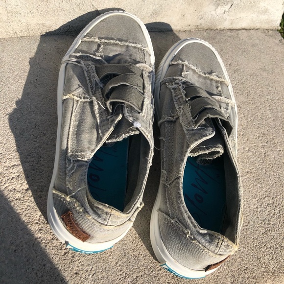 Blowfish Shoes | Blowfish Green Slip On Sneakers | Poshmark